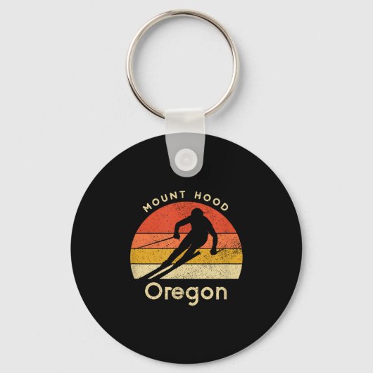 Vintage Ski Mount Hood Oregon Mountain  キーホルダー (正面)