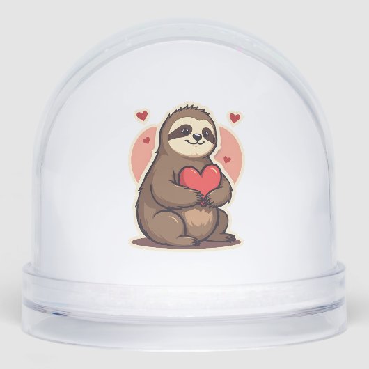 Vintage Sloth Valentine Cute Retro Love Design 2 (正面)
