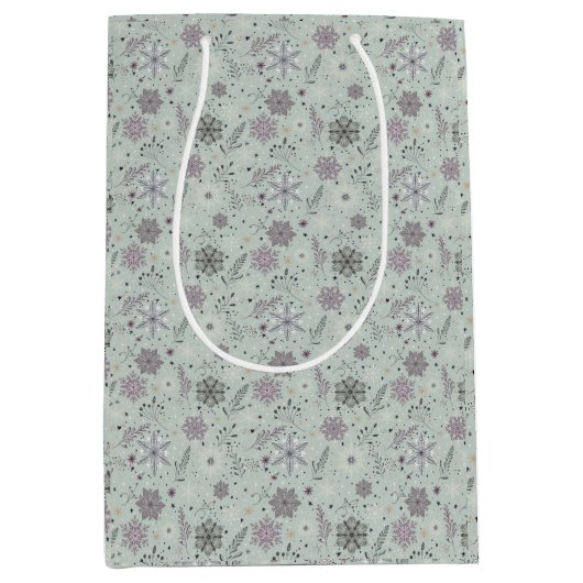 Vintage Snow ミディアムペーパーバッグ (正面)