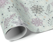 Vintage Snow ラッピングペーパー (ロールコーナー)