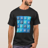 Vintage Snowflake Christmas Pattern Funny Tシャツ (正面)