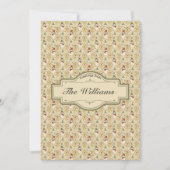 Vintage Snowman & Christmas Tree Custom シーズンカード (正面)