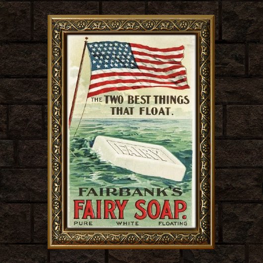Vintage Soap Product Advertising ポスター