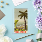 Vintage Sochi Marine Station Fine Art Travel アクリル招待状 (インサイチュ (ウェディング))