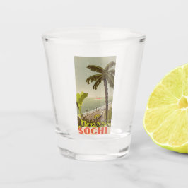 Vintage Sochi Marine Station Fine Art Travel ショットグラス