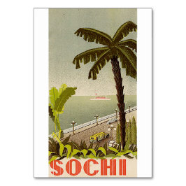 Vintage Sochi Marine Station Fine Art Travel テーブルナンバー