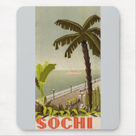 Vintage Sochi Marine Station Fine Art Travel マウスパッド
