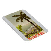 Vintage Sochi Marine Station Fine Art Travel マグネット (右側)