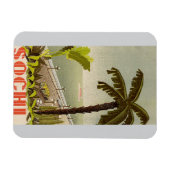 Vintage Sochi Marine Station Fine Art Travel マグネット (横)