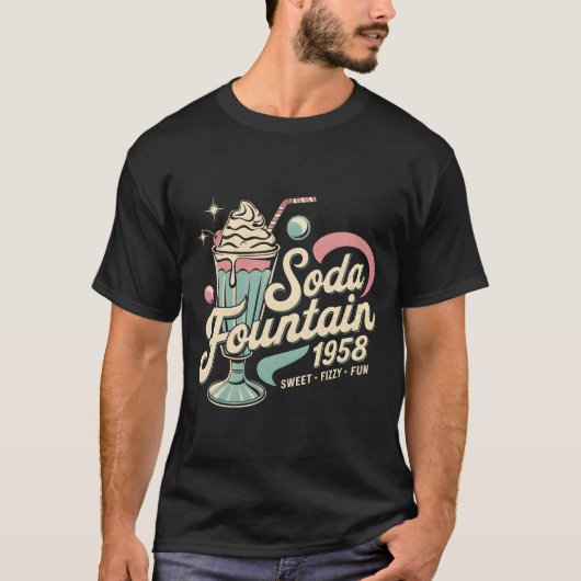 Vintage Soda Ad vintage Tシャツ (正面)