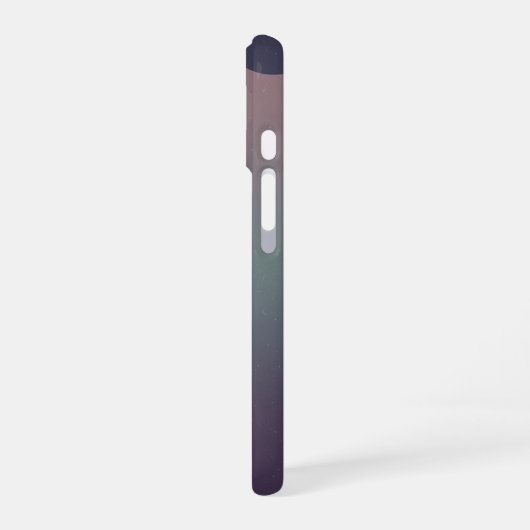 Vintage Soft Cosmic Rays iPhone 16ケース (左側面)