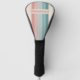 Vintage Soft Sea Shell Pin Striped with Name ゴルフヘッドカバー