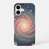 Vintage Soft-Style Nebula iPhone 16ケース (裏面)
