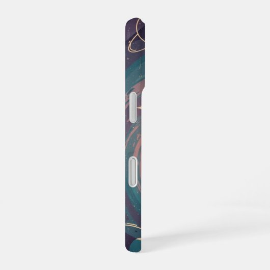 Vintage Soft-Style Nebula iPhone 16ケース (右側面)