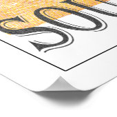 Vintage South Carolina Beach Scene ポスター (角)