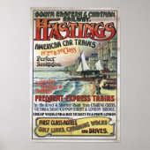 Vintage South Eastern Railway Travel Advertising ポスター (正面)