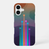 Vintage Space Rays iPhone 16ケース (裏面)