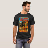 Vintage Spain Bull Retro Monster Art Tシャツ (正面フル)