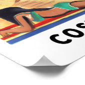 Vintage Spain Travel Poster ポスター (角)