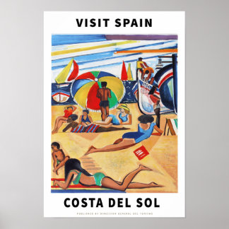 Vintage Spain Travel Poster ポスター