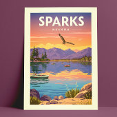 Vintage Sparks Nevada ポストカード