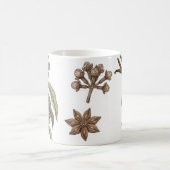 Vintage Spice Illustration Mug, Botanical Kitchen  コーヒーマグカップ (中央)