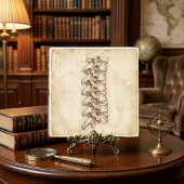 Vintage Spine Anatomy Sketch タイル