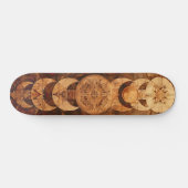 Vintage spiritual design skateboard スケートボード (横)