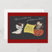 Vintage Spooky Halloween 10 ポストカード (正面/裏面)