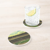 Vintage Sports Baseball Stadium with Crowds コースター (側面)