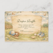Vintage Sports Little Slugger Diapper Raffle エンクロージャーカード (正面)