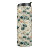 Vintage Spring Flowers and Butterflies タンブラー (回転左)