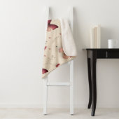 Vintage Spring Flowers & Blush Butterfly シェルパブランケット (インサイチュ)