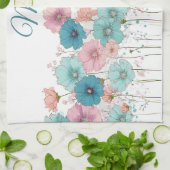 Vintage Spring Flowers for Mom キッチンタオル (折り畳み)