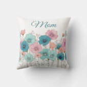 Vintage Spring Flowers for Mom クッション (裏面)