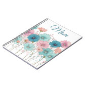 Vintage Spring Flowers for Mom ノートブック (左側)