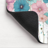 Vintage Spring Flowers for Mom マウスパッド (コーナー)