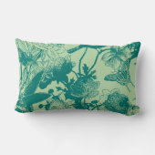 Vintage Spring Motif Throw Pillow  ランバークッション (裏面)