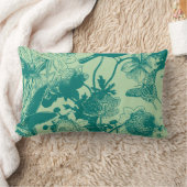 Vintage Spring Motif Throw Pillow  ランバークッション (ブランケット)