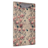 Vintage Spring Roses with Blue Butterflies クリップボード (右)