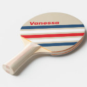 Vintage Squadron Angled Striping with Name 卓球ラケット (正面アングル)