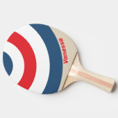 Vintage Squadron Circle Stripe with Name 卓球ラケット (横)