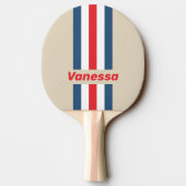 Vintage Squadron Pin Striped with Name 卓球ラケット (裏面)