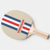 Vintage Squadron Pin Striped with Name 卓球ラケット (横)