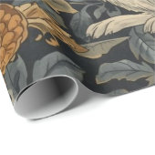 Vintage Squirrel and Flowers Pattern ラッピングペーパー (ロールコーナー)