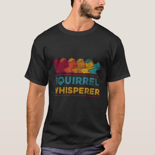 Vintage Squirrel Lover Squirrel Whisperer Squirrel Tシャツ (正面)
