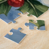 Vintage Squirrel with Christmas Lantern Winter ジグソーパズル (側面)