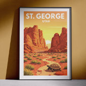 Vintage St. George Utah ポスター