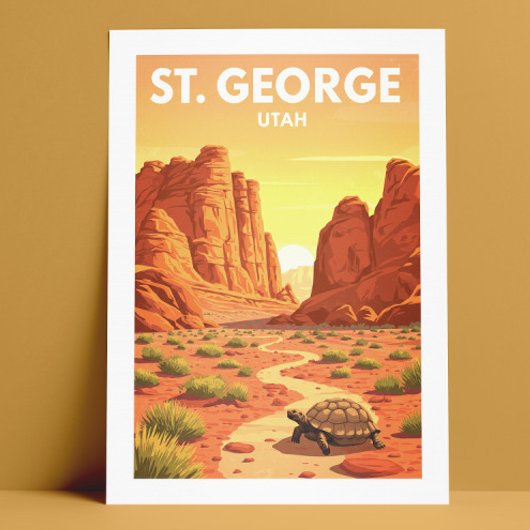 Vintage St. George Utah ポストカード
