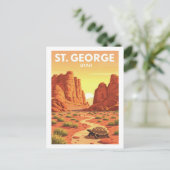 Vintage St. George Utah ポストカード (スタンド正面)